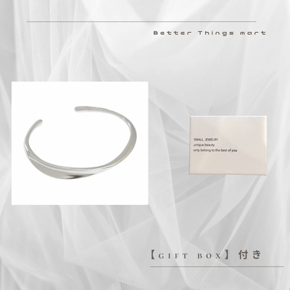 ［即日発送］SV925 ツイスト バングル【SF246】【Gift Box】付き
